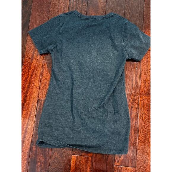 REI gray top with bright logo. Size small - Picture 3 of 3